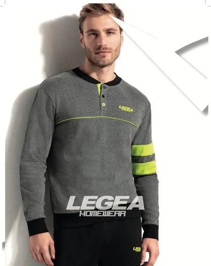 Pigiama uomo Legea caldo cotone interlock PG44232
