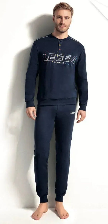 Pigiama uomo Legea caldo cotone interlock PG44252