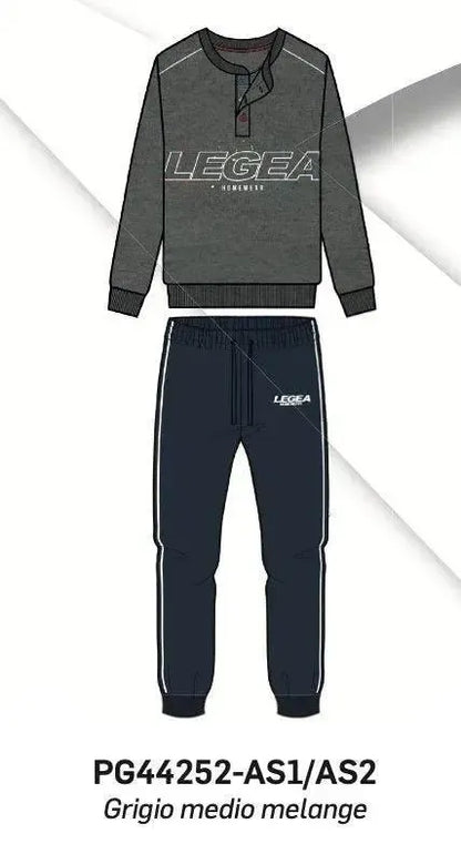 Pigiama uomo Legea caldo cotone interlock PG44252