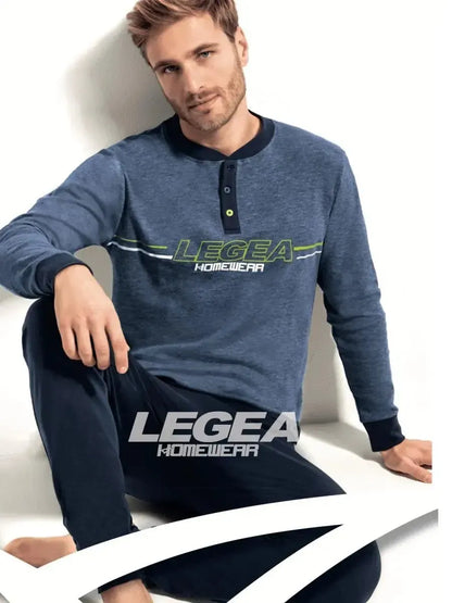 Pigiama uomo Legea caldo cotone interlock PG44260