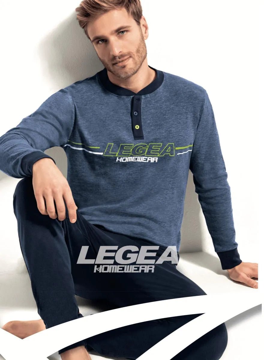 Pigiama uomo Legea caldo cotone interlock PG44260