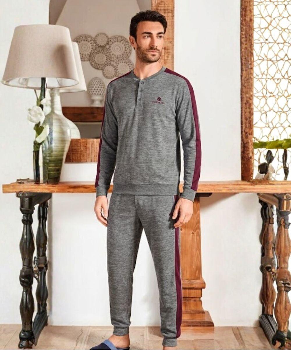 Pigiama uomo Nottingham caldo cotone interlock NPA126