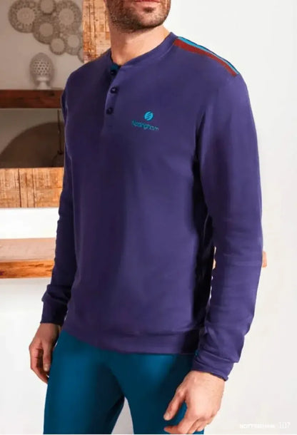 Pigiama uomo Nottingham caldo cotone interlock NPA144