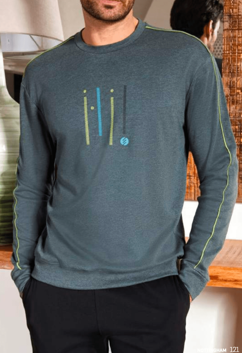 Pigiama uomo Nottingham caldo cotone interlock NPA196