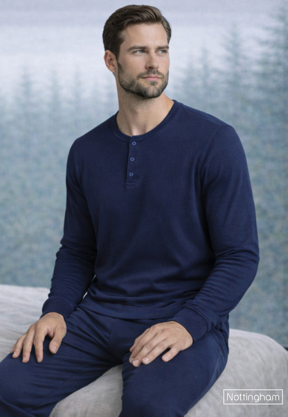 Pigiama uomo Nottingham caldo cotone interlock NPB555