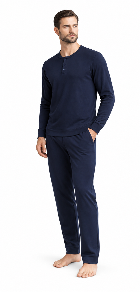 Pigiama uomo Nottingham caldo cotone interlock NPB555
