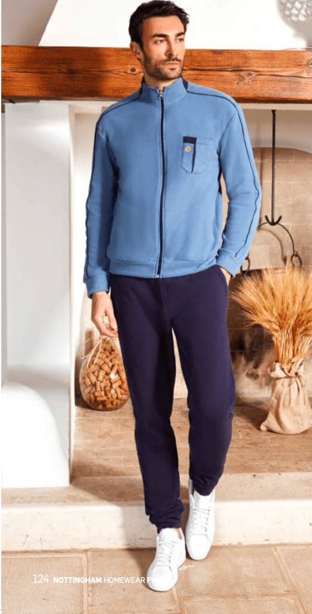 Pigiama uomo Nottingham pile collo alto NPA210
