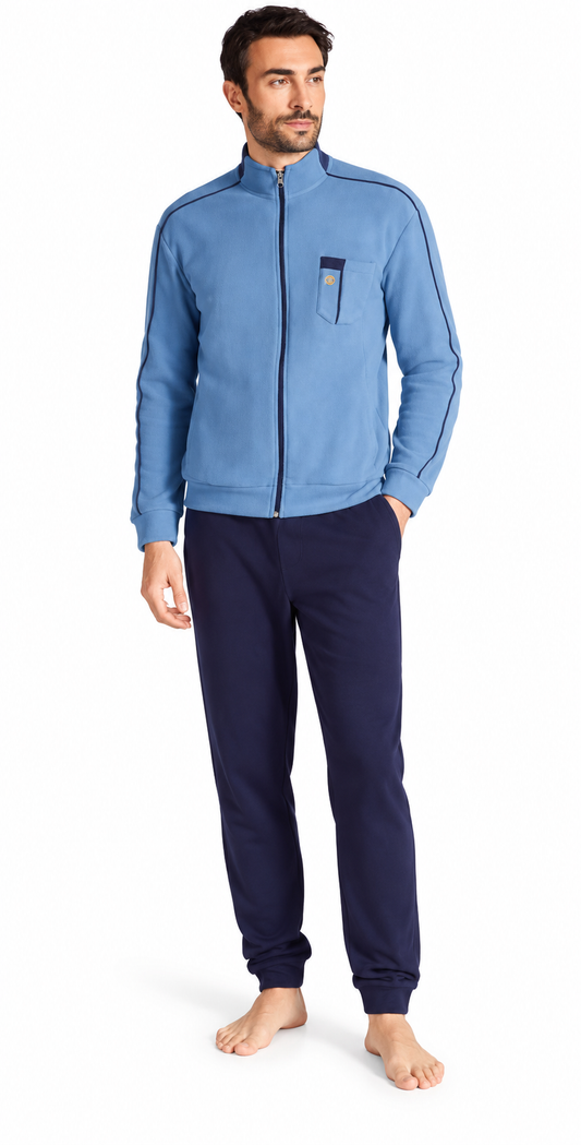 Pigiama uomo Nottingham pile collo alto NPA210