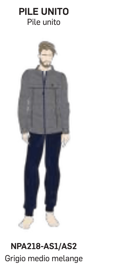 Pigiama uomo Nottingham pile collo alto NPA218