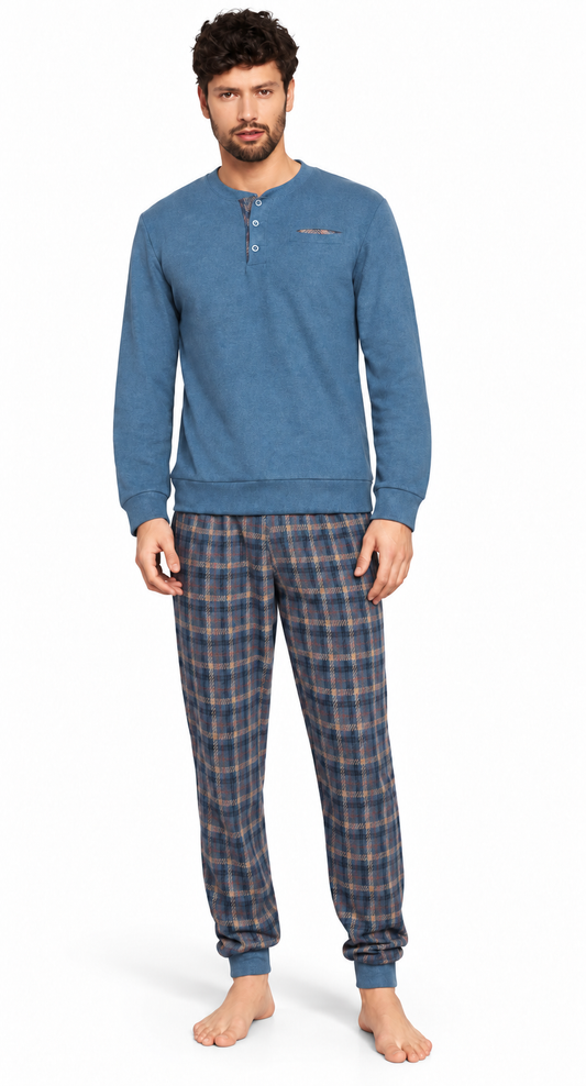 Pigiama uomo Nottingham punto milano jacquard PG41300