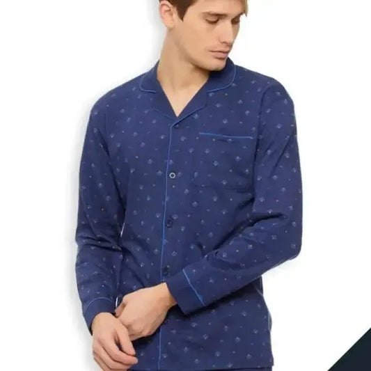 Pigiama uomo aperto calibrato puro cotone Cippi 0468