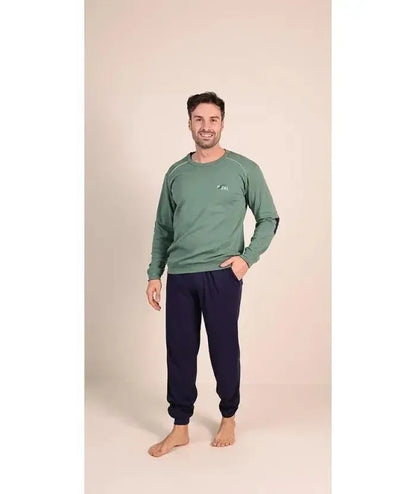 Pigiama uomo girocollo invernale interlock Gary 6050