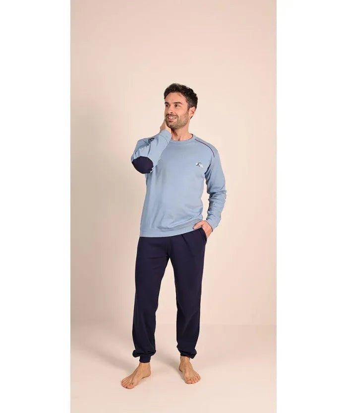 Pigiama uomo girocollo invernale interlock Gary 6050