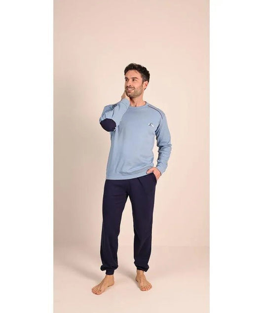 Pigiama uomo girocollo invernale interlock Gary 6050