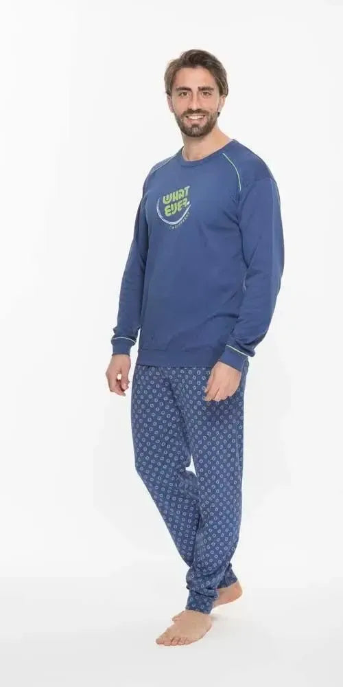 Pigiama uomo girocollo invernale interlock Gary Q60015