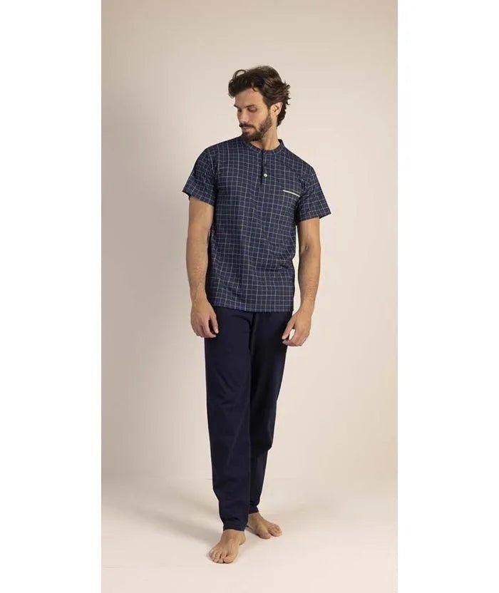 Pigiama uomo mezza manica Gary calibrato jersey puro cotone 6163CONF