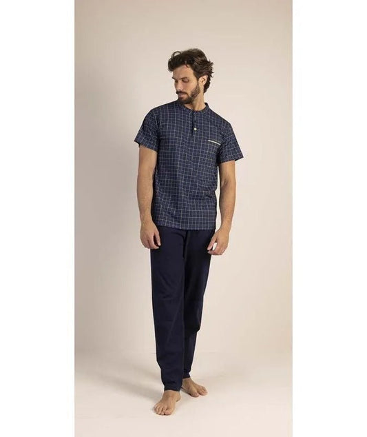Pigiama uomo mezza manica Gary calibrato jersey puro cotone 6163CONF