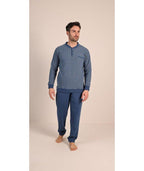 Pigiama uomo serafino Gary calibrato punto milano flanellato 6100CONF