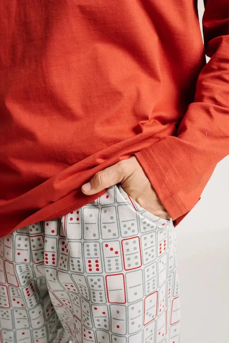 Pigiama uomo serafino cotone Muydemi 13011012