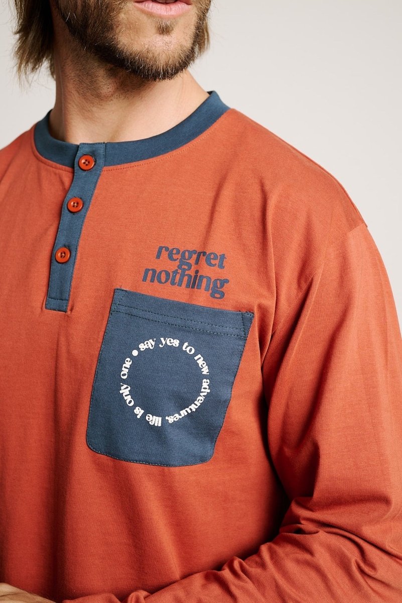 Pigiama uomo serafino cotone Muydemi 13011044