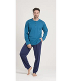 Pigiama uomo serafino invernale interlock Gary V60036