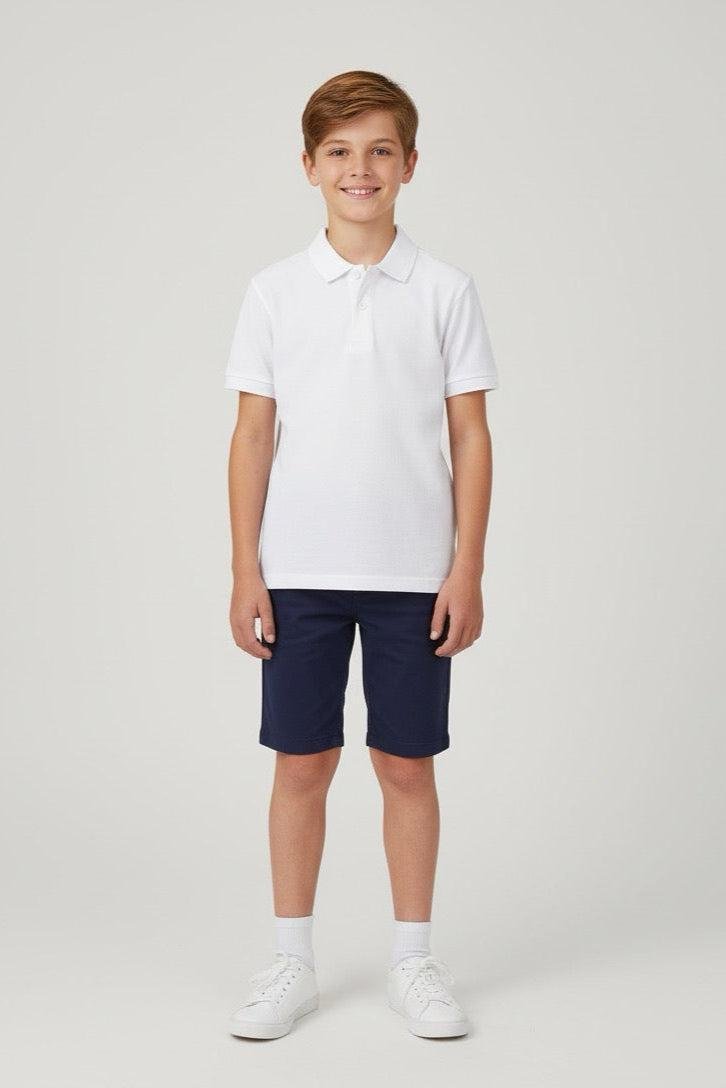 Polo manica corta bambini ScuolAmica cotone fresco piquet 003/004