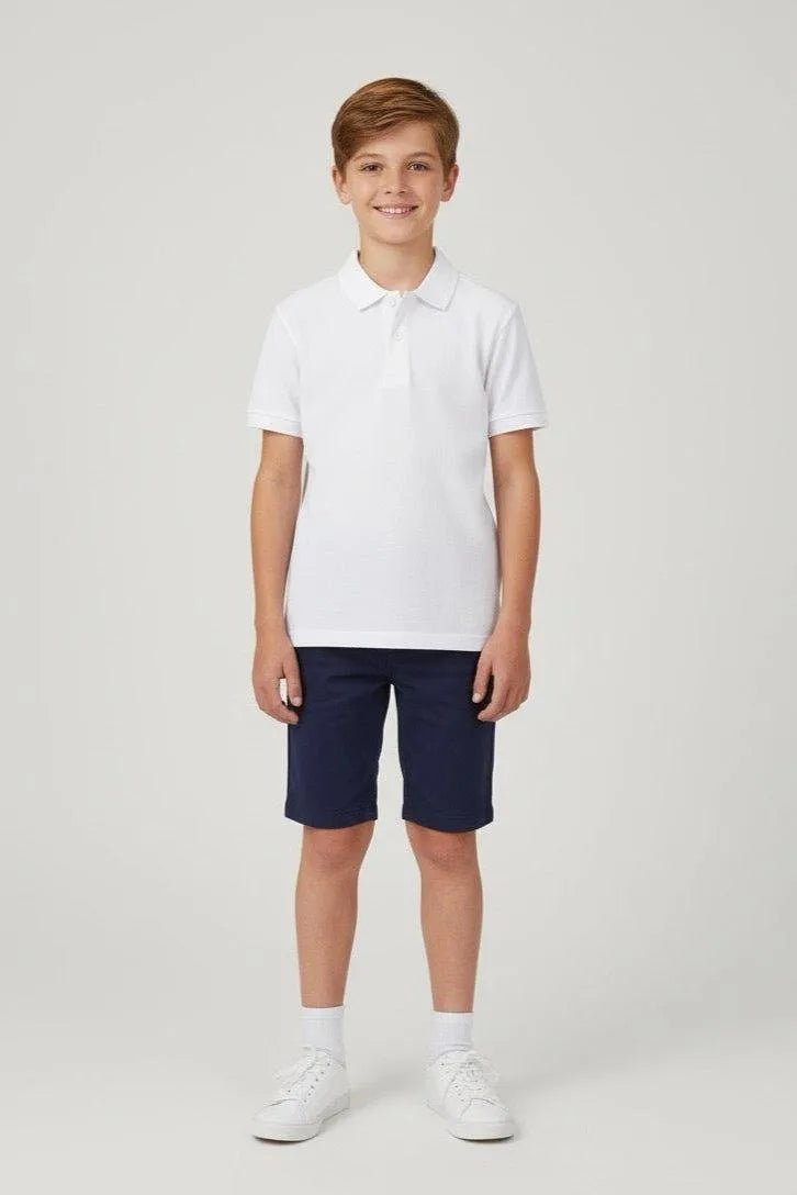 Polo manica corta bambini ScuolAmica cotone fresco piquet 003/004