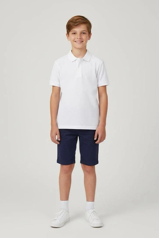 Polo manica corta bambini ScuolAmica cotone fresco piquet 003/004