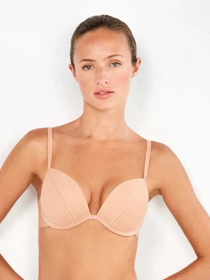 Reggiseno Gisela seamless con ferretto push up +2 coppa B 10076