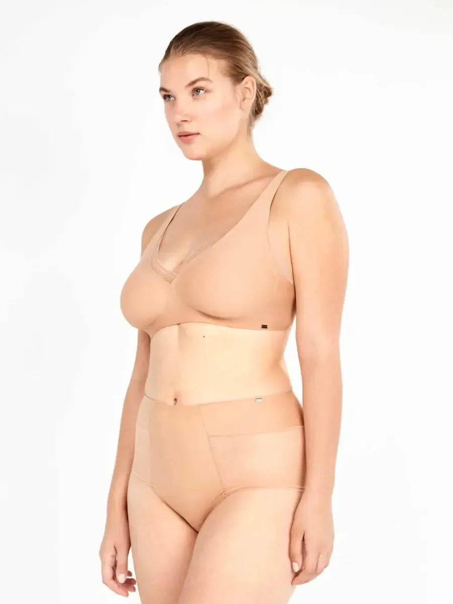 Reggiseno Gisela seamless top sfoderato senza ferretto in coppa C 10071