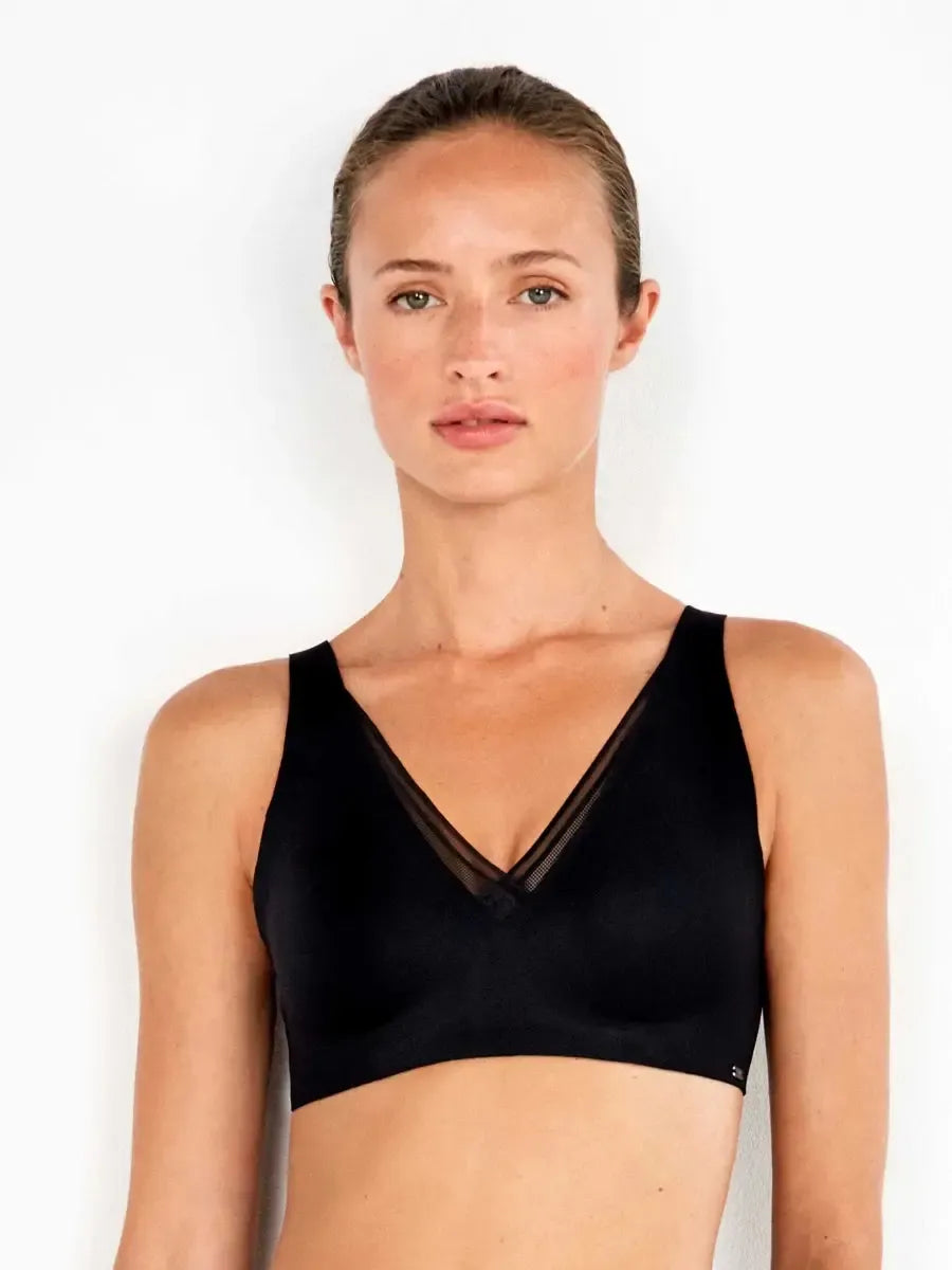 Reggiseno Gisela seamless top sfoderato senza ferretto in coppa C 10071