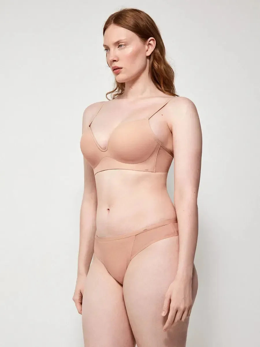 Reggiseno Gisela top seamless senza ferretto push up 10043 coppa B