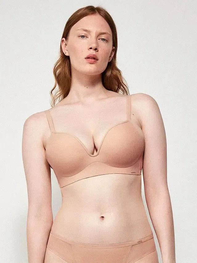 Reggiseno Gisela top seamless senza ferretto push up 10043 coppa B