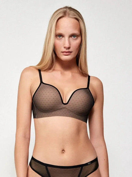 Reggiseno Gisela top seamless senza ferretto push up 10043 coppa B