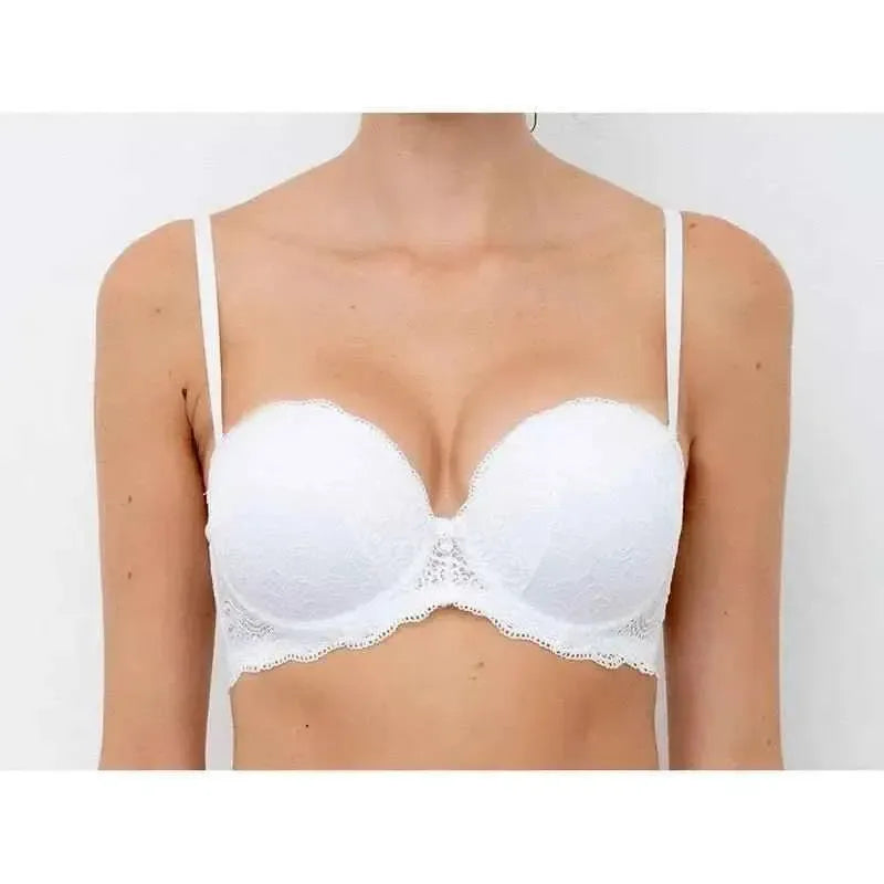 Reggiseno Lormar fascia extra double modello in pizzo