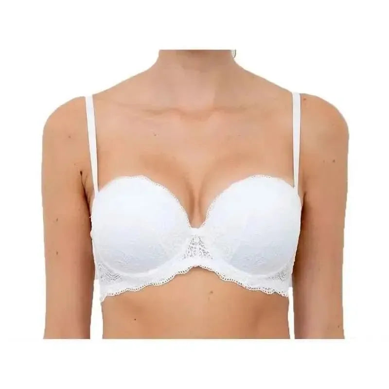 Reggiseno Lormar fascia extra double modello in pizzo