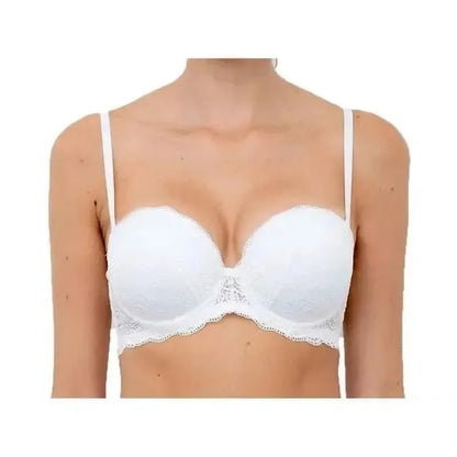 Reggiseno Lormar fascia extra double modello in pizzo
