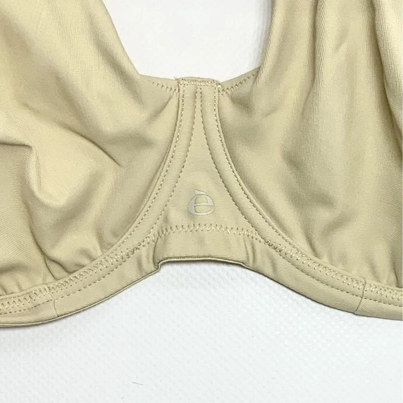 Reggiseno Sièlei coppa C/D con ferretto e spalline regolabili in microfibra 1822
