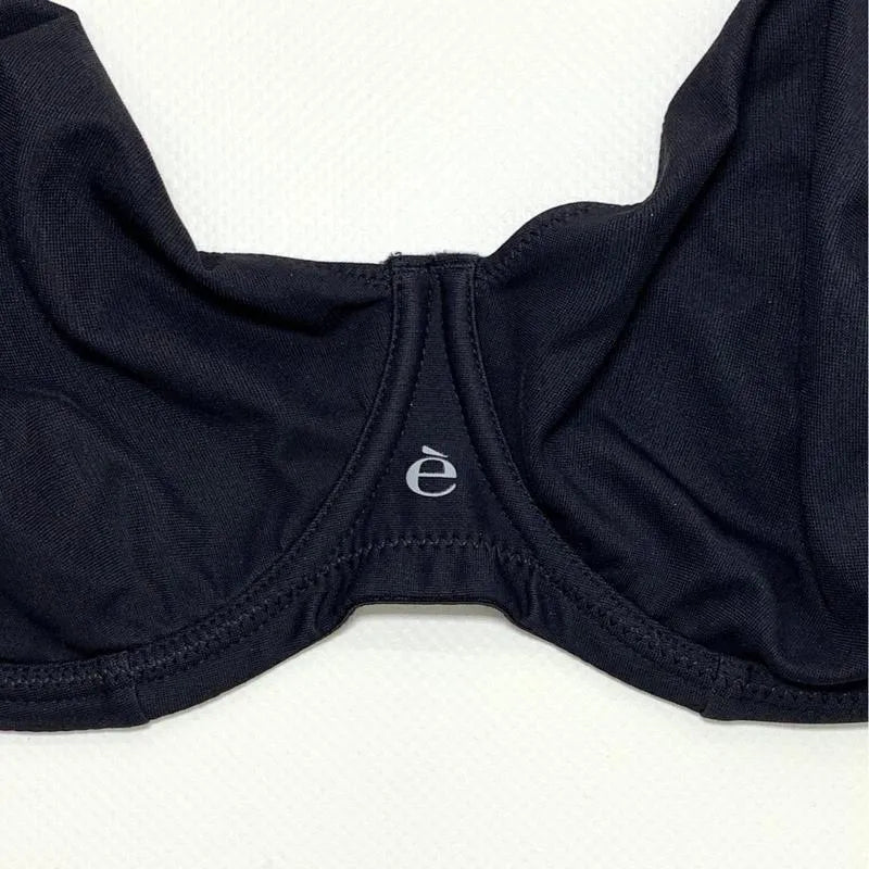 Reggiseno Sièlei coppa C/D con ferretto e spalline regolabili in microfibra 1822