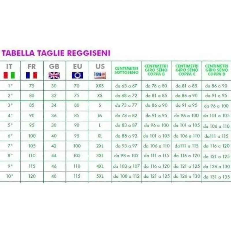 Reggiseno Sièlei preformato con ferretto coppe imbottite microfibra stretch 1328