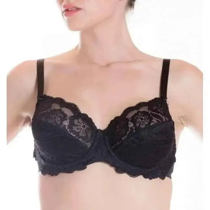 Reggiseno donna in pizzo coppa C Belseno Lepel a balconcino con ferretto 251
