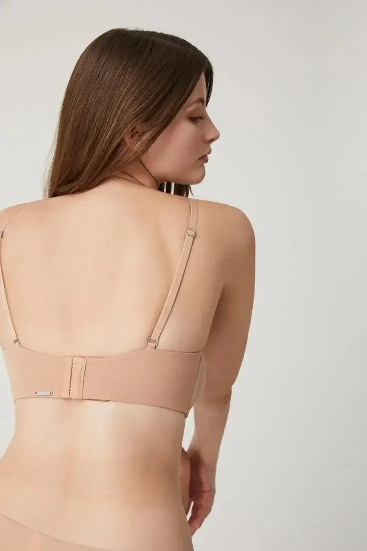 Reggiseno imbottito con ferretto fascia Ysabel Mora 10017 coppa B/C
