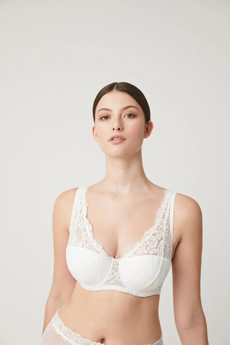 Reggiseno in pizzo imbottito con ferretto Ysabel Mora 10408 coppa C/D