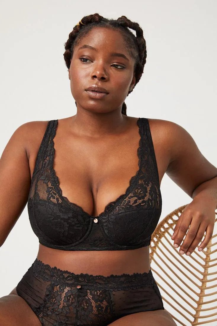 Reggiseno in pizzo imbottito con ferretto Ysabel Mora 10408 coppa C/D