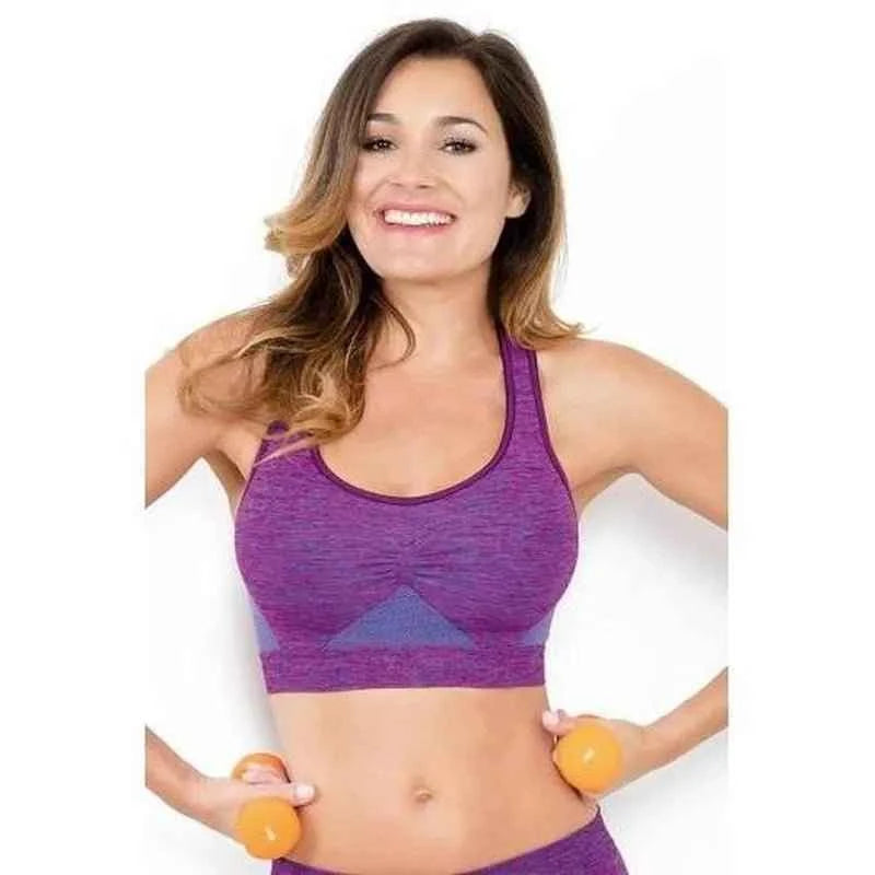 Reggiseno maglia top fitness donna Space3 Intimidea 110701
