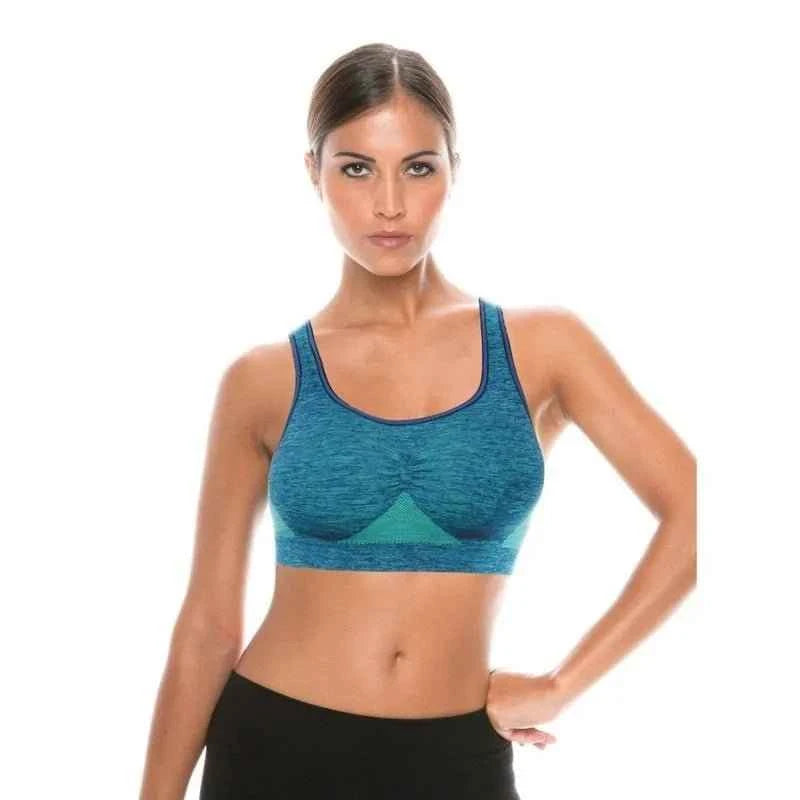 Reggiseno maglia top fitness donna Space3 Intimidea 110701