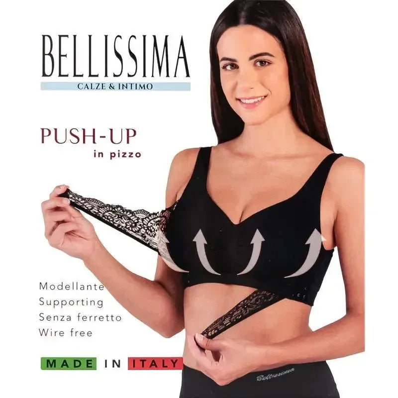 Reggiseno modellante Bellissima push-up in pizzo senza ferretto 147