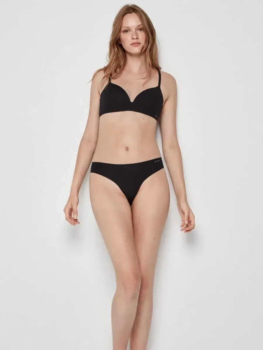 Reggiseno scollato senza ferretto Gisela taglio laser in puro cotone EKO 1/0155