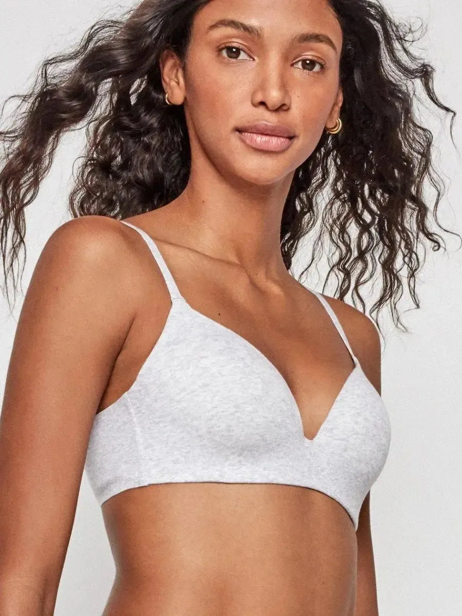 Reggiseno scollato senza ferretto Gisela taglio laser in puro cotone EKO 1/0155