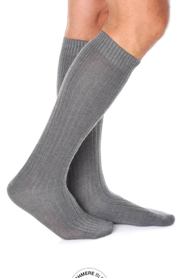 Confezione da 6 paia di calze lunghe uomo in soft cashmere a costa Meritex 1500 Costa